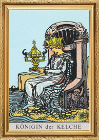 Tarotkarte Königin der Kelche